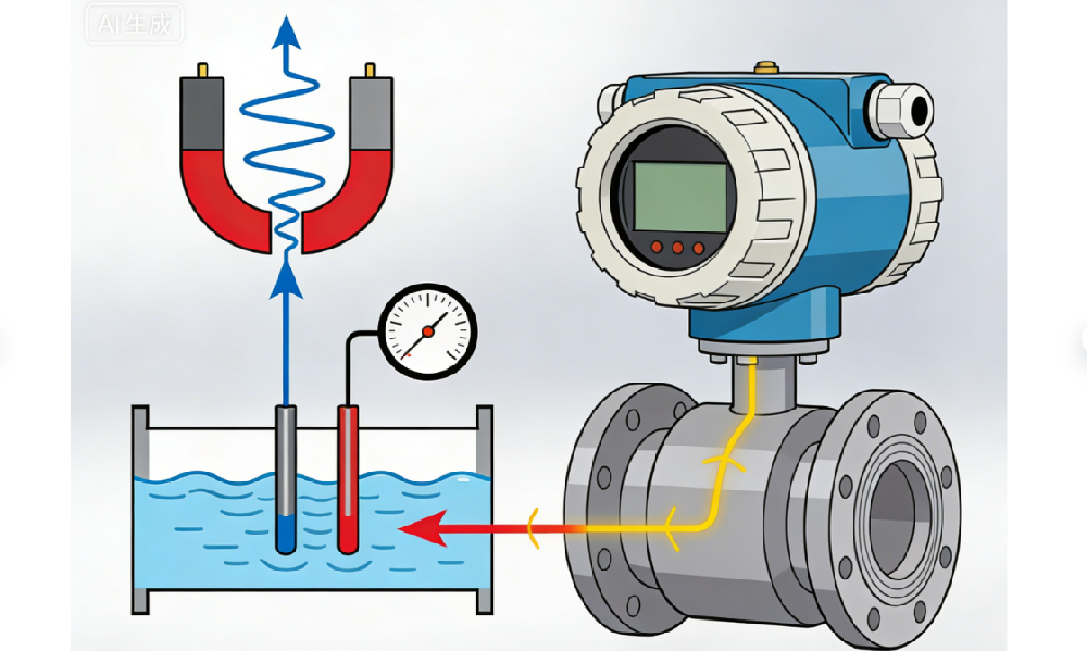 電磁流量計精度控制技術與誤差源分析：從原理局限到智能補償