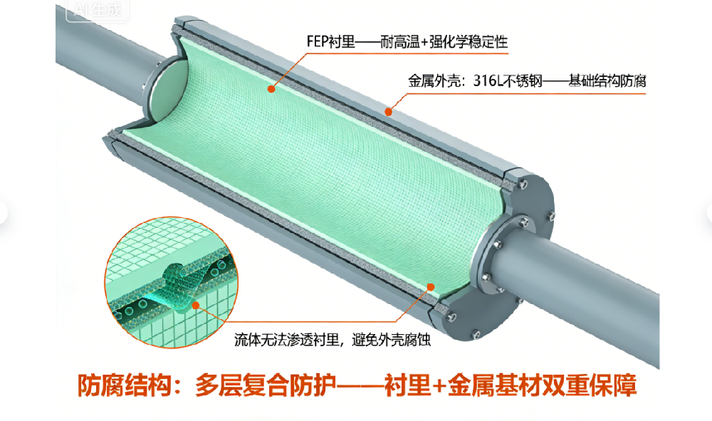 電磁流量計為啥不怕腐蝕？揭秘它的“防腐外衣”材質(zhì)密碼
