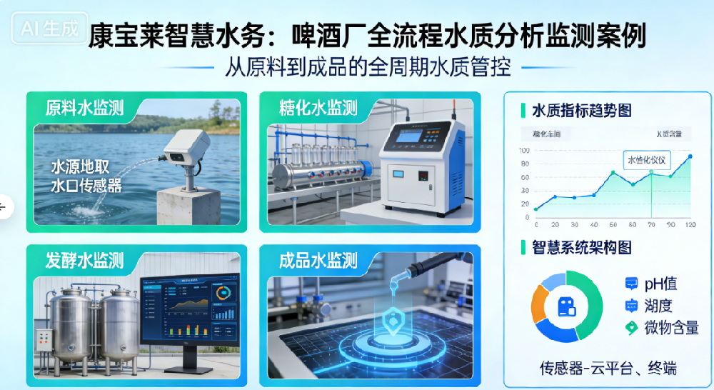 康寶萊智慧水務：啤酒廠全流程水質分析監(jiān)測案例