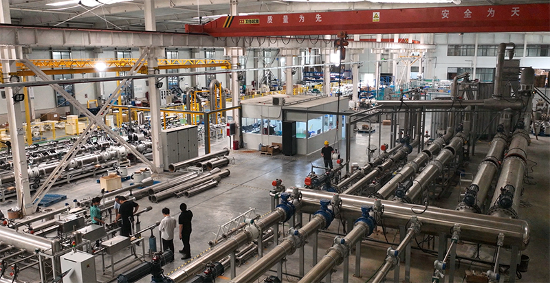 電磁流量計0.1級質(zhì)量法標定裝置